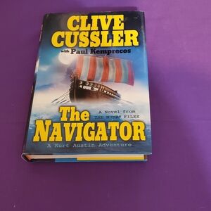 Clive Cussler 'The Navigator' Hardcover Book